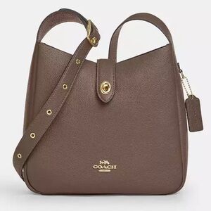 Coach Hadley Convertible Crossbody Bag in Dark Stone